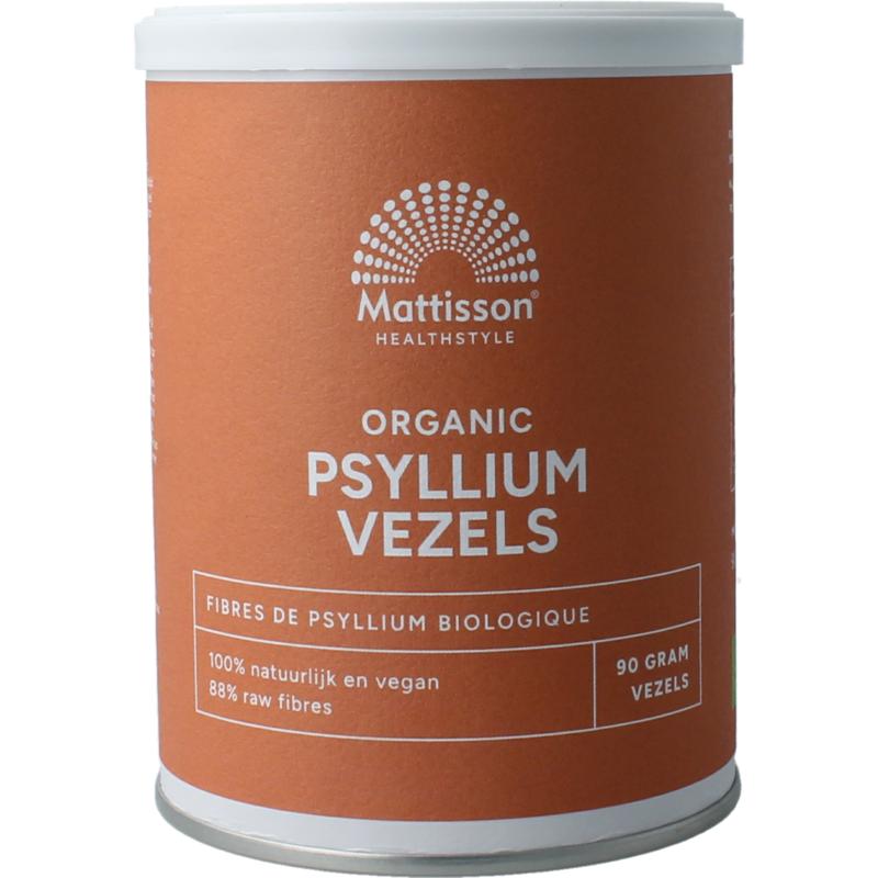Mattisson HealthStyle Psyllium vezels bio - 90 Gram
