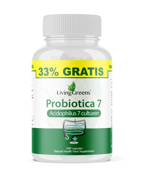 Living Greens Probiotica 7 voordeel verpakking - 240 Capsules