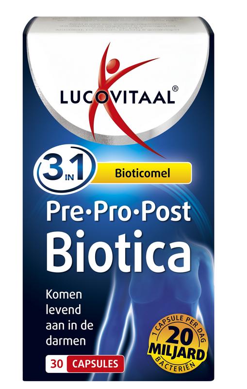 Lucovitaal Pre pro post biotica - 30 Capsules