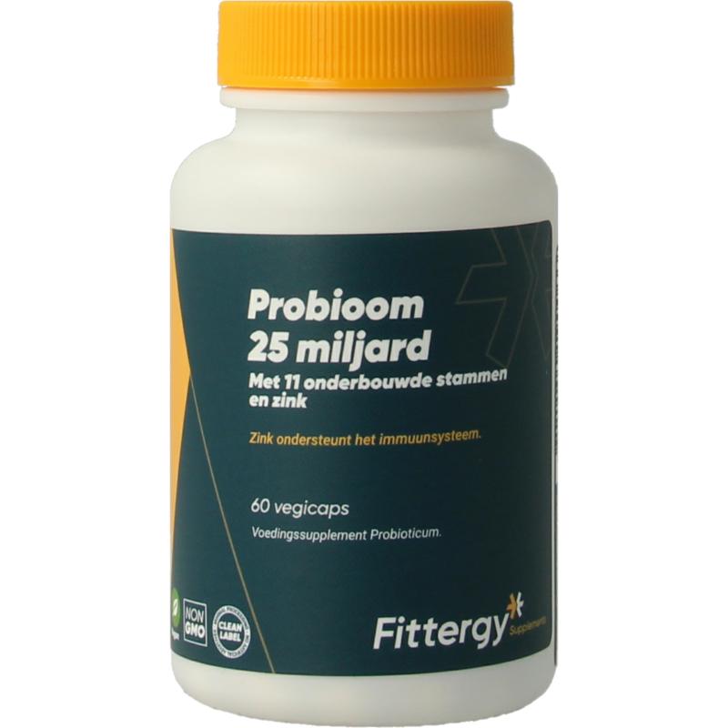 Fittergy Probioom kuur 25 miljard - 60 Vegetarische capsules