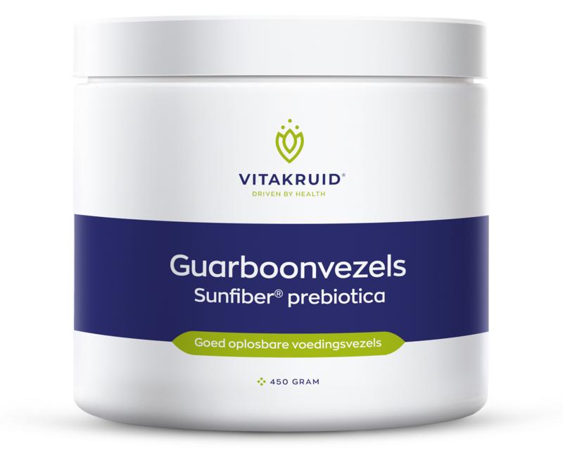 Vitakruid Guarboonvezels sunfiber hoogwaardige prebiotica - 450 Gram