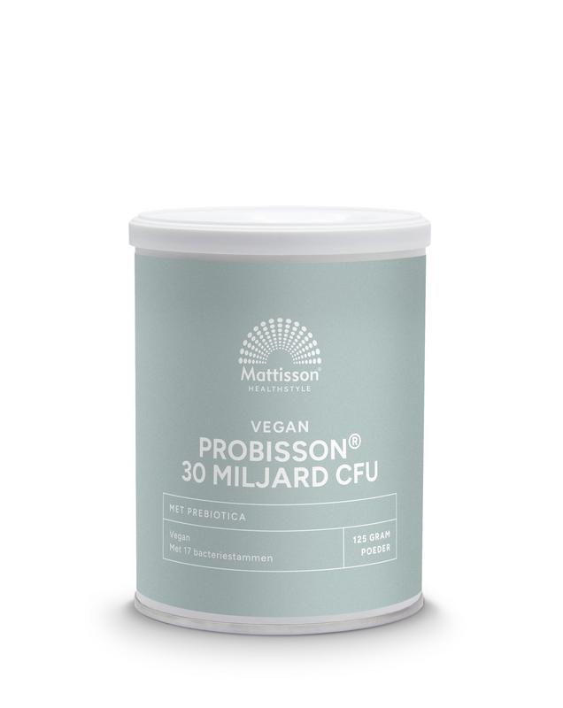 Mattisson HealthStyle Probisson poeder 30 miljard CFU met prebiotica - 125 Gram