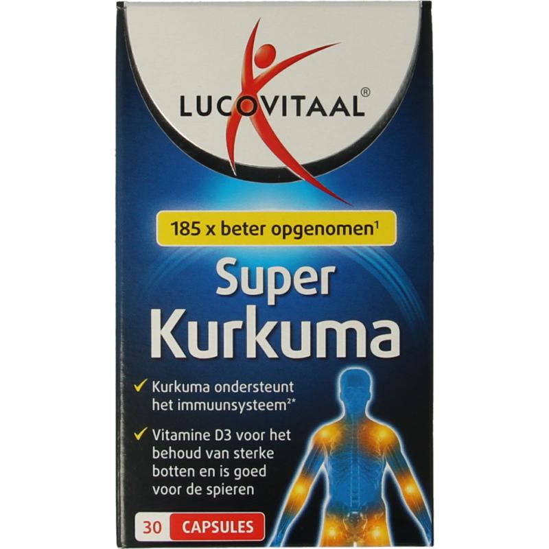 Lucovitaal Super kurkuma - 30 Capsules