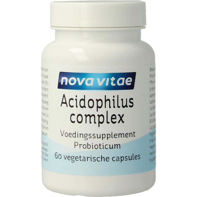 Nova Vitae Acidophilus complex - 60 Vegetarische capsules