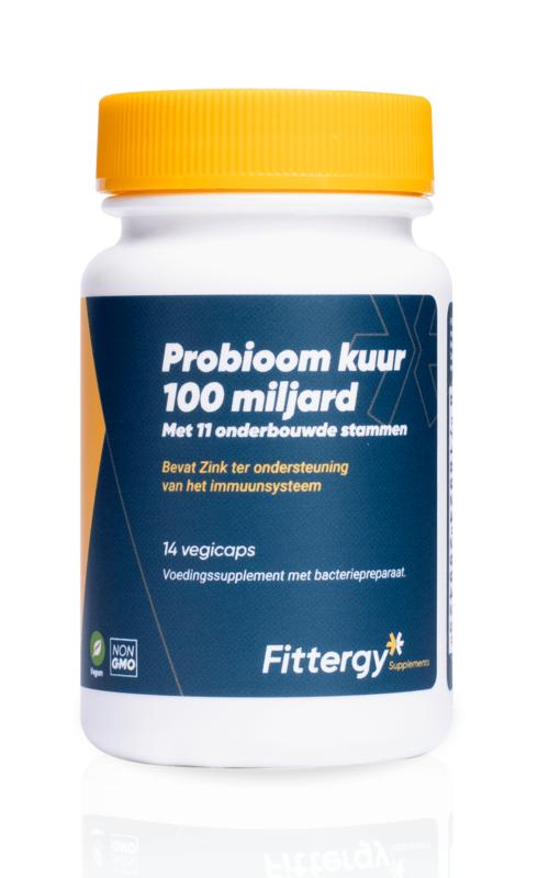 Fittergy Probioom kuur 100 miljard - 14 Vegetarische capsules